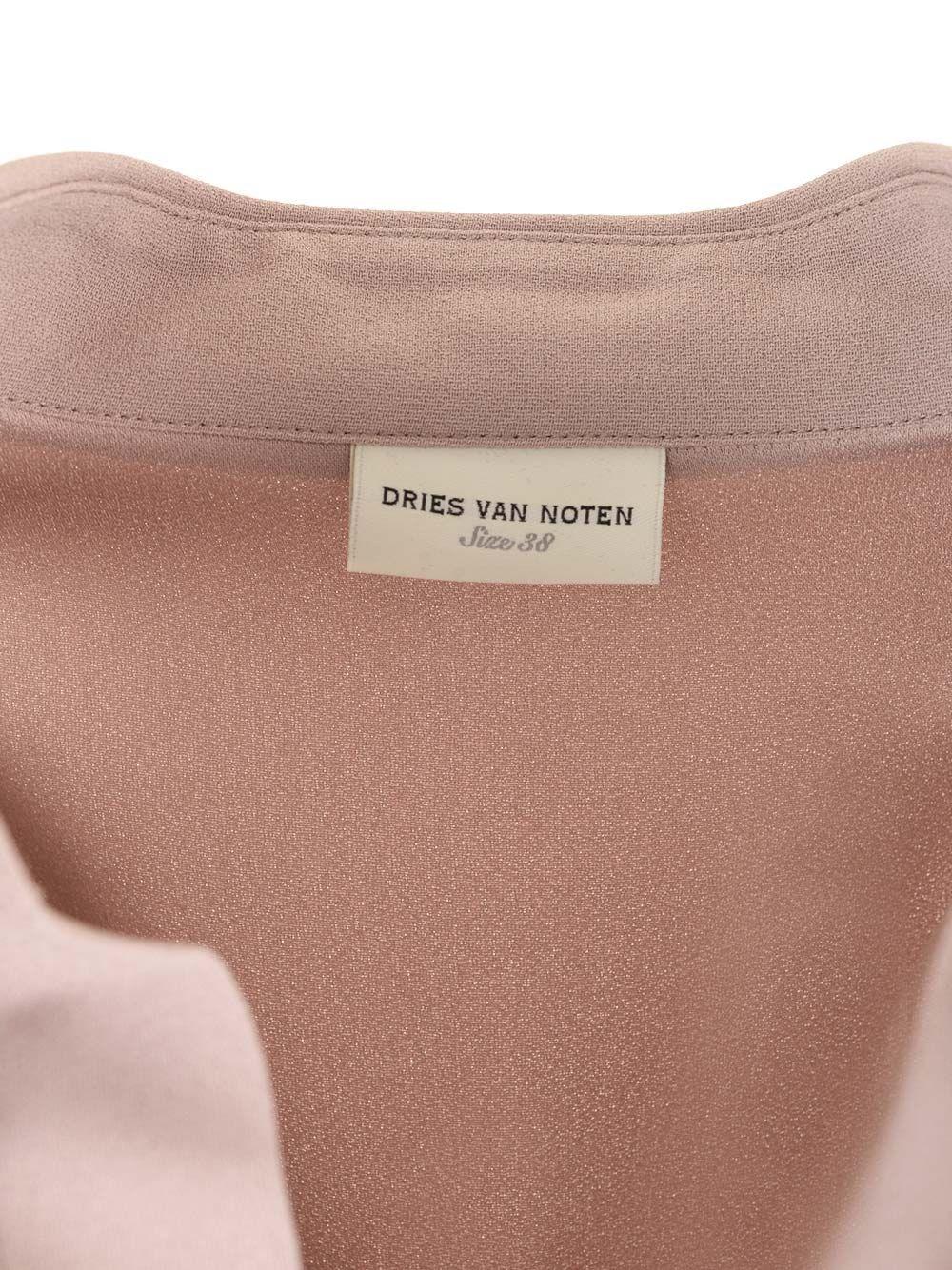 Al Duca D'Aosta Dries Van Noten Top Avvolgente A Maniche Lunghe