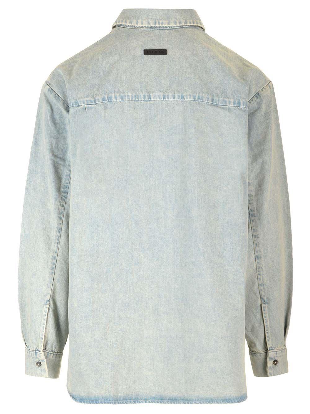 Al Duca D'Aosta Fear Of God Camicia In Denim "Collection 8"