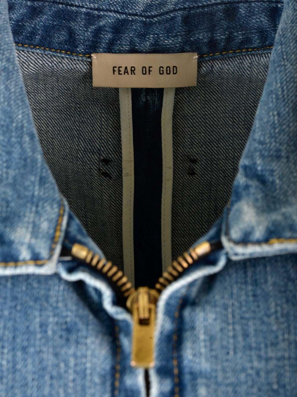 Al Duca D'Aosta Fear Of God Giacca In Denim Giapponese "Collection 8"