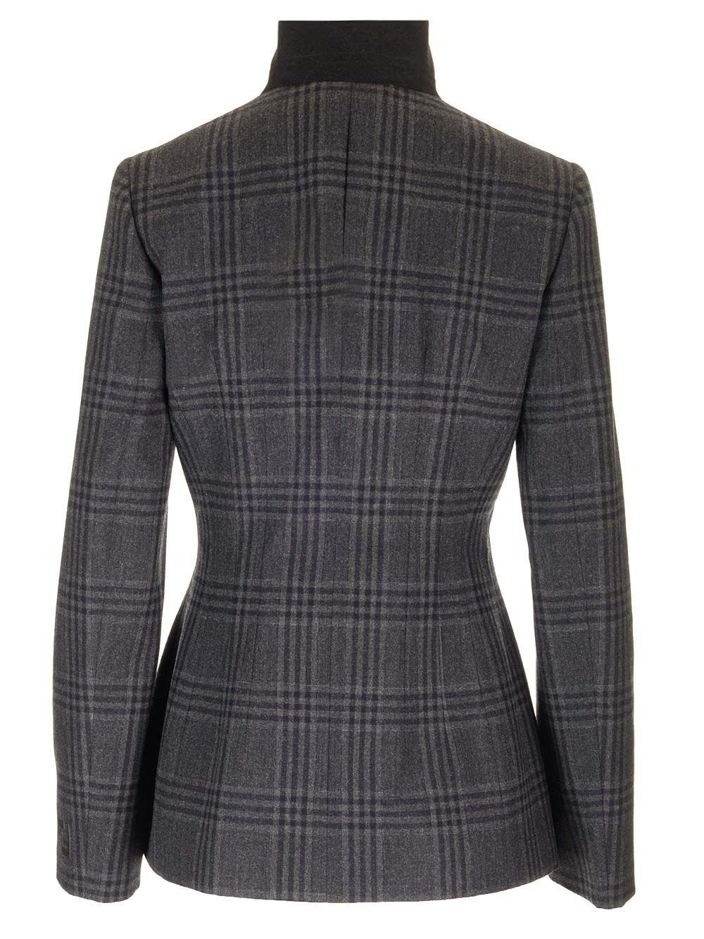 Al Duca D'Aosta Fendi Blazer Sartoriale In Lana Check