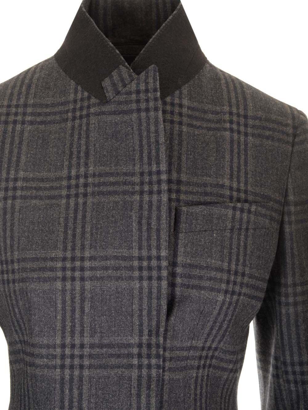 Al Duca D'Aosta Fendi Blazer Sartoriale In Lana Check