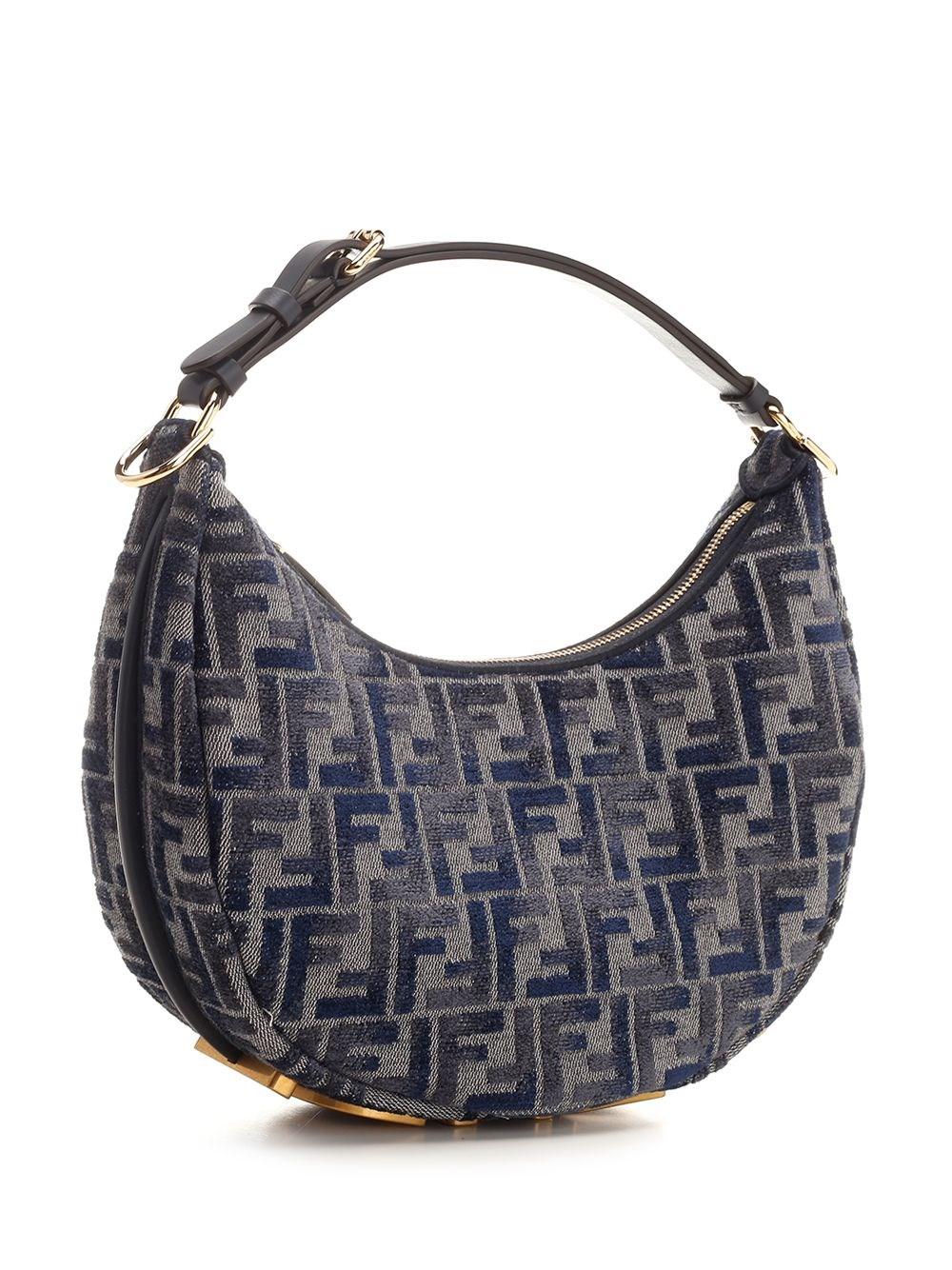 Al Duca D'Aosta Fendi Borsa Hobo "Fendigraphy" Piccola