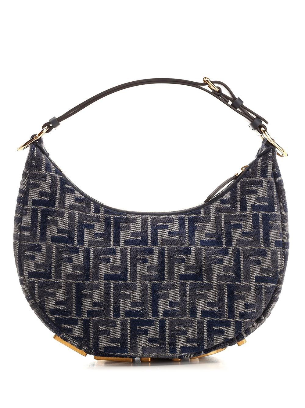 Al Duca D'Aosta Fendi Borsa Hobo "Fendigraphy" Piccola