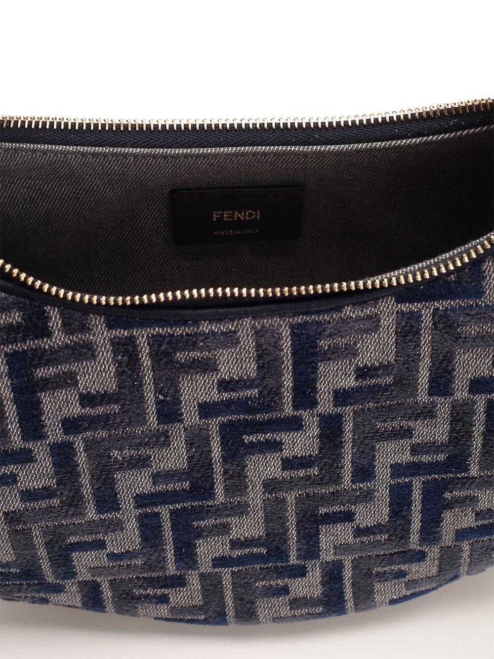 Al Duca D'Aosta Fendi Borsa Hobo "Fendigraphy" Piccola