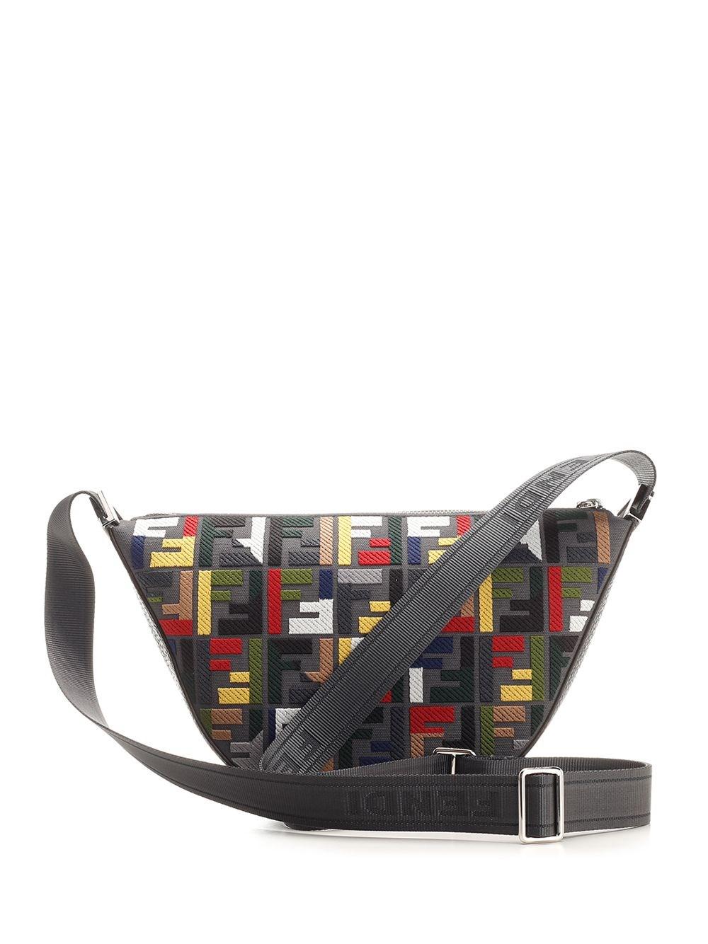 Al Duca D'Aosta Fendi Borsa Messenger "Fendi Melon" Small