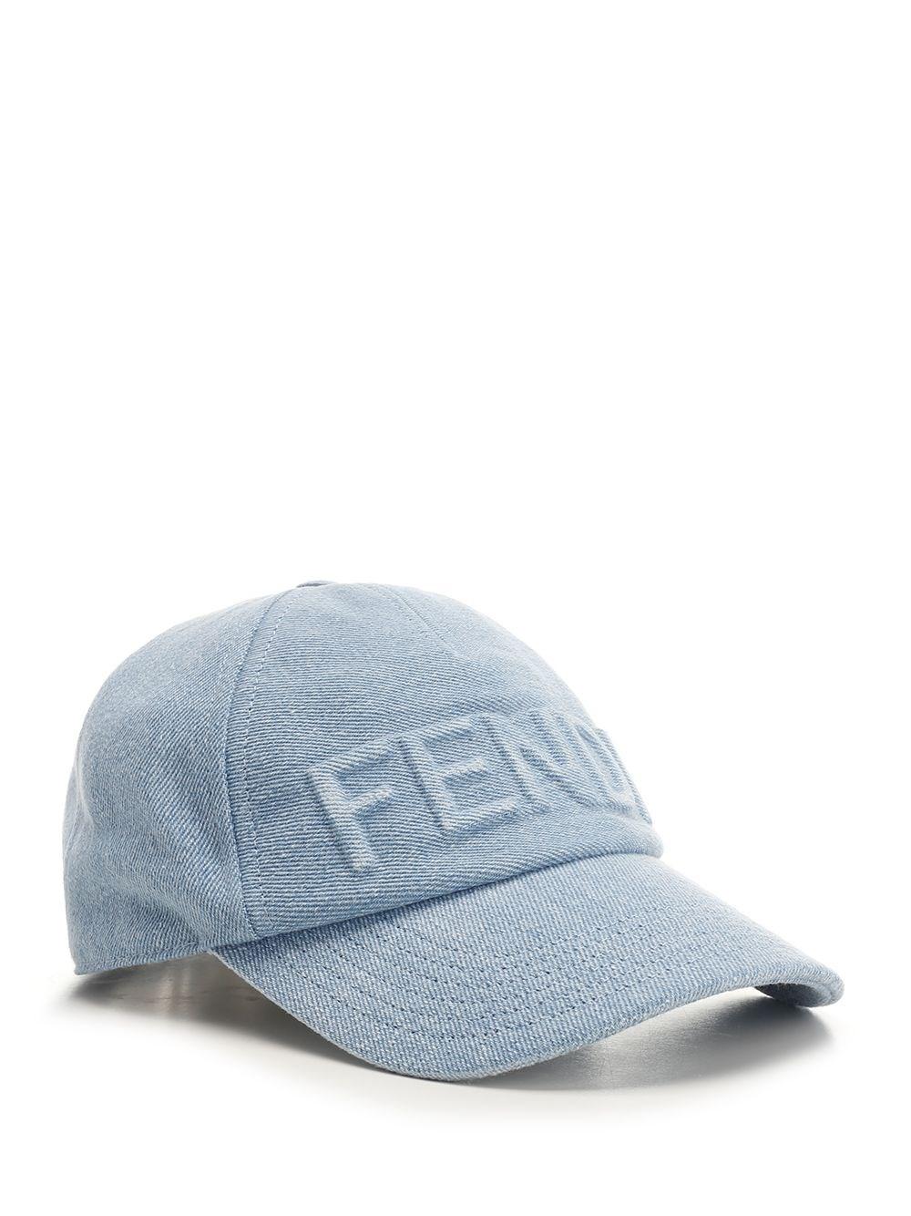 Al Duca D'Aosta Fendi Cappello Da Baseball In Denim