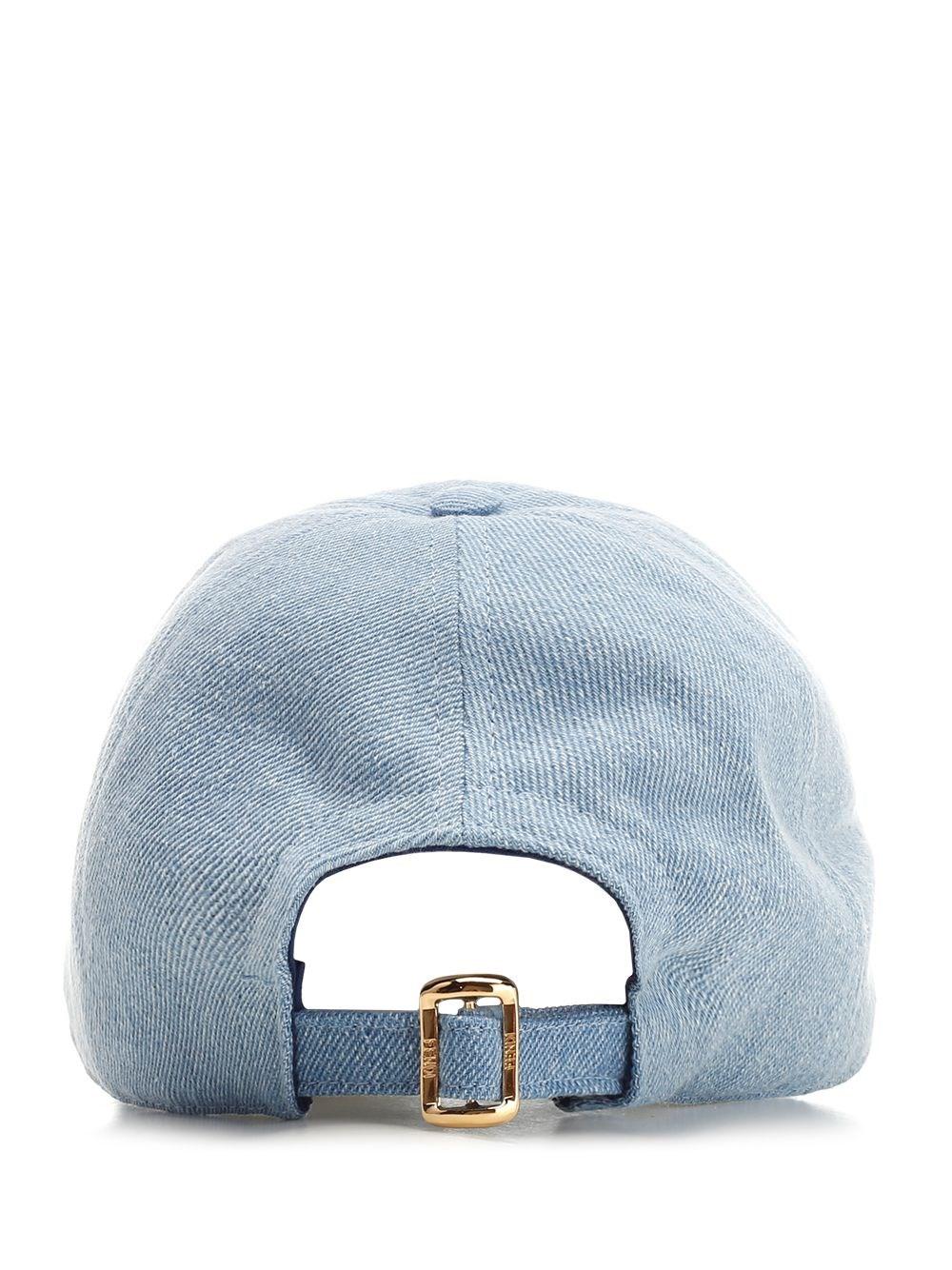 Al Duca D'Aosta Fendi Cappello Da Baseball In Denim