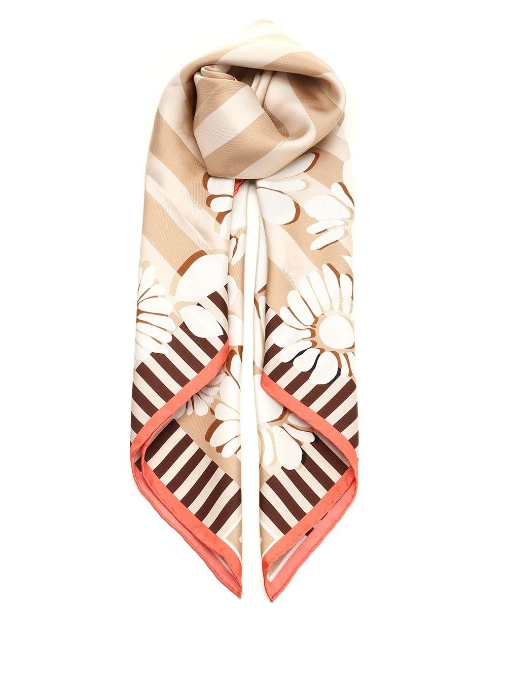 Al Duca D'Aosta Fendi Foulard in seta stampa Peekaboo