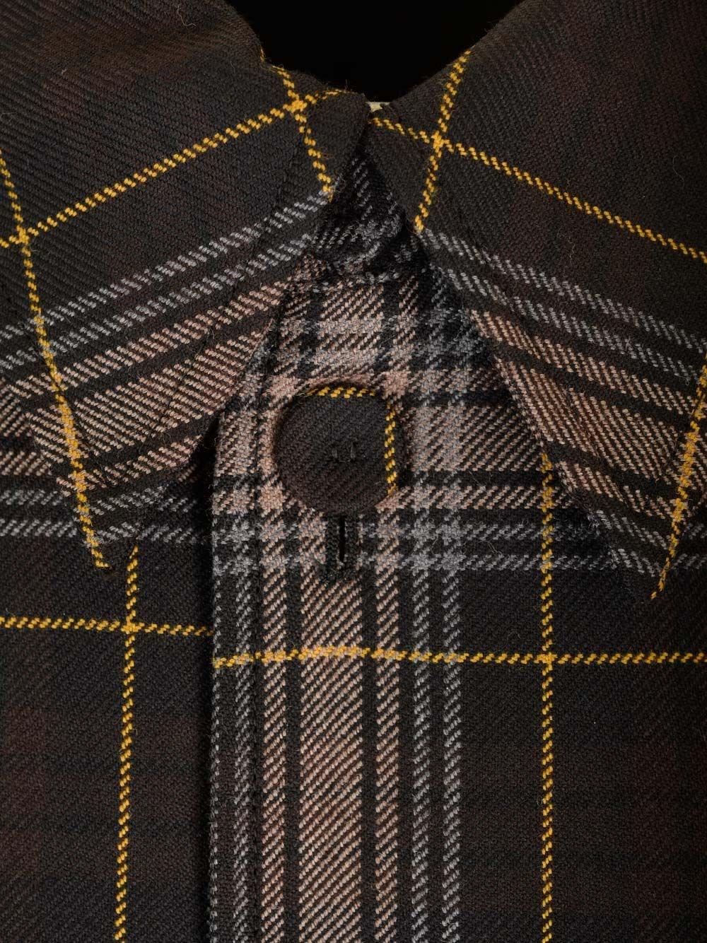 Al Duca D'Aosta Fendi Go-To Jacket In Fendi Tartan Marrone