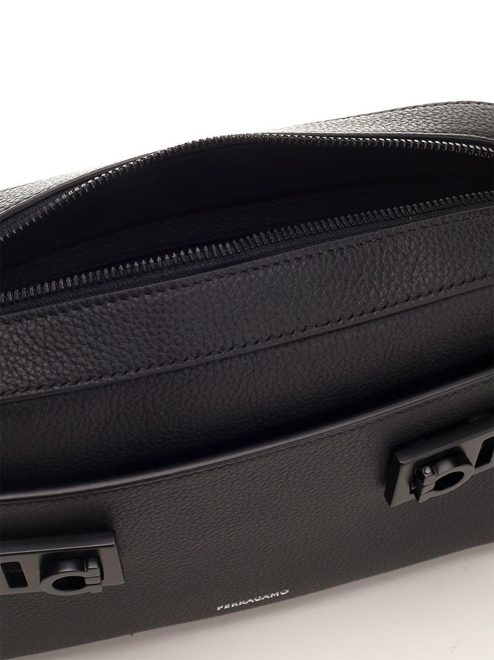 Al Duca D'Aosta Ferragamo Borsa A Spalla Con Fibbie Gancini