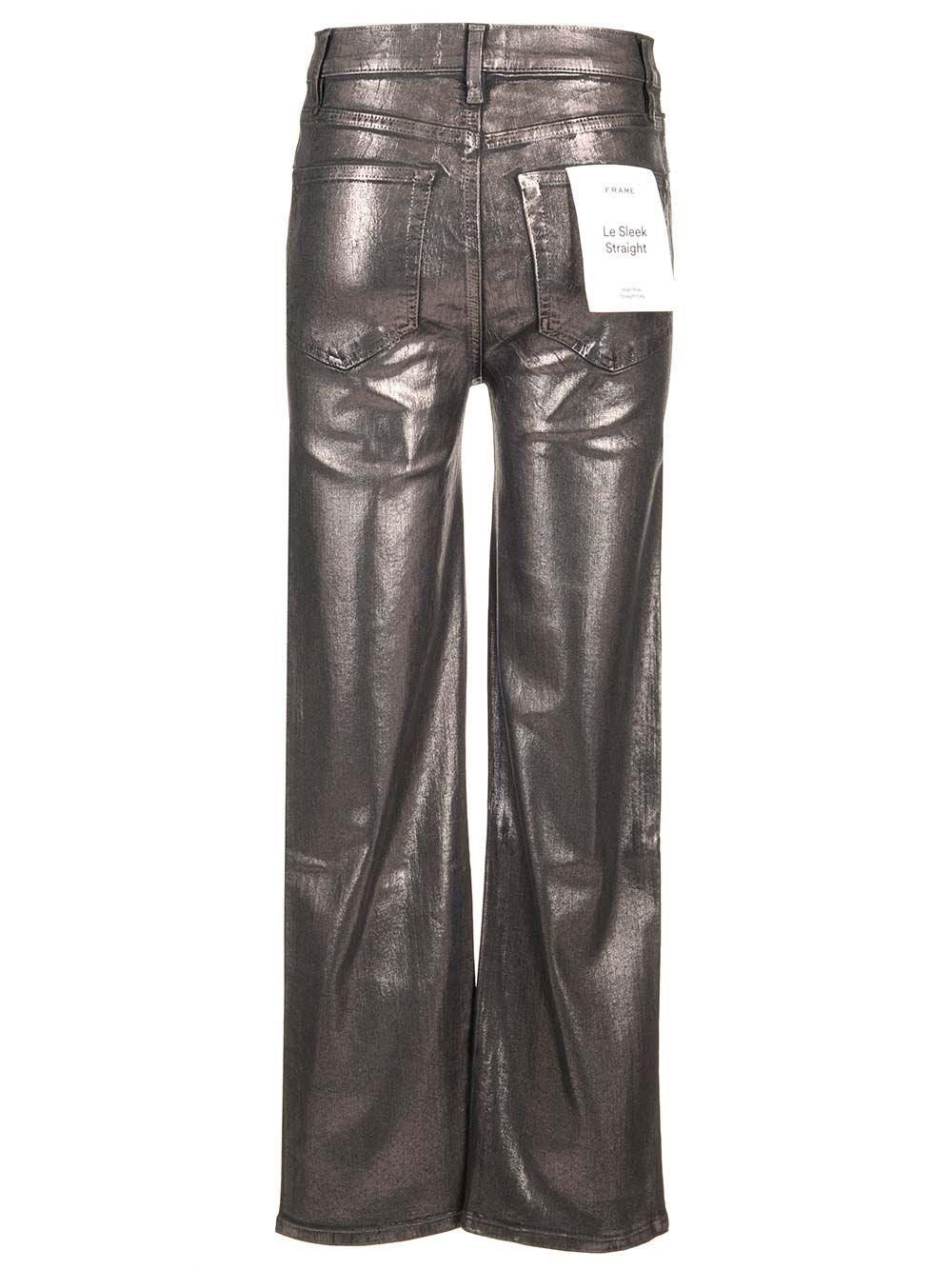 Al Duca D'Aosta Frame Jeans Spalmato "Le Sleek Straight"