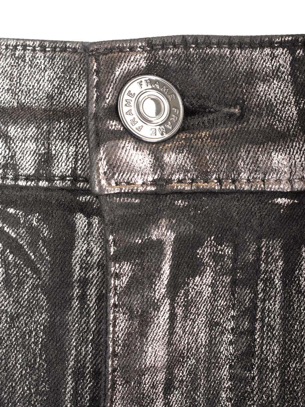 Al Duca D'Aosta Frame Jeans Spalmato "Le Sleek Straight"