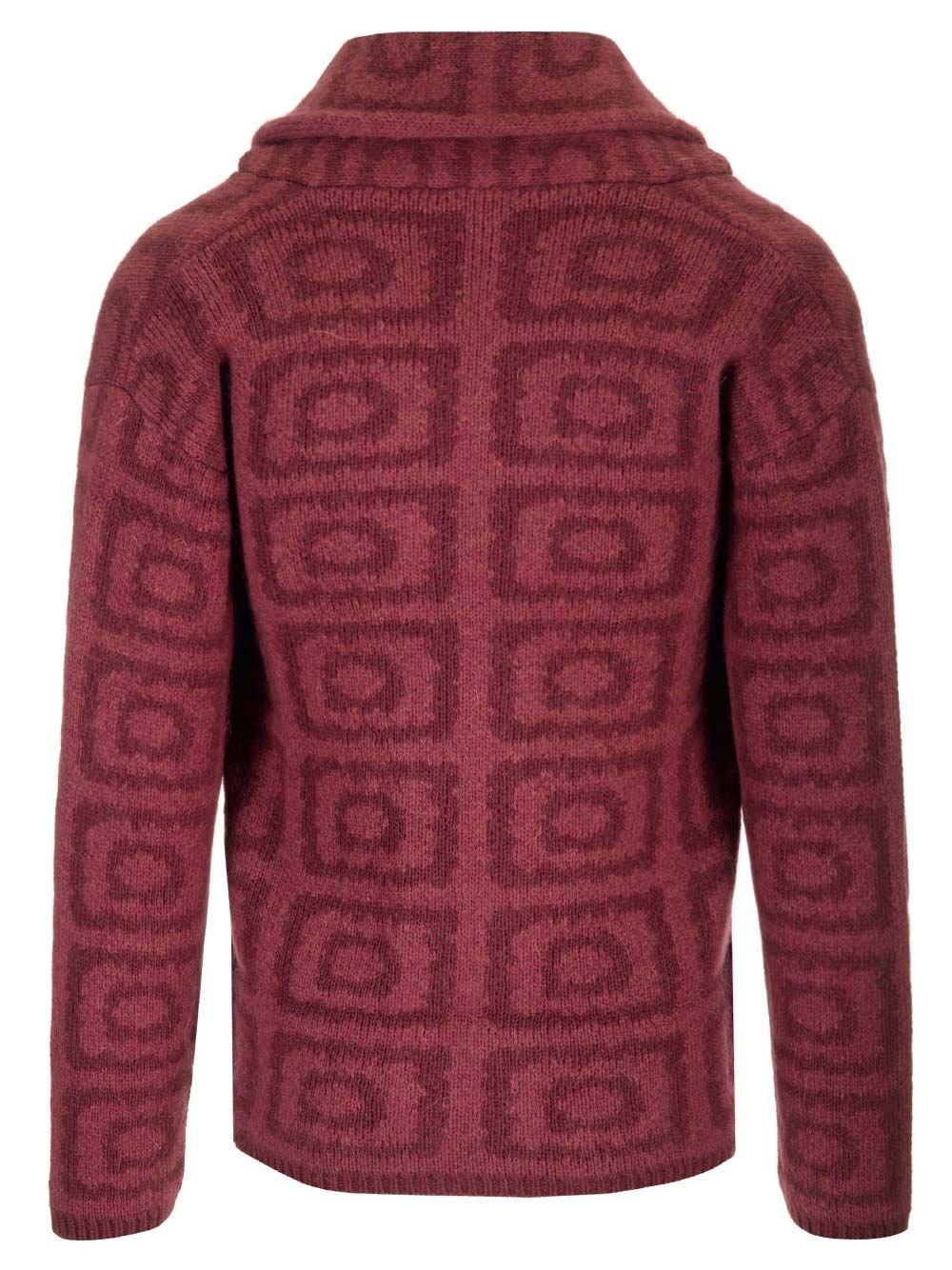 Al Duca D'Aosta Gabriele Pasini Cardigan Jaquard In Lana