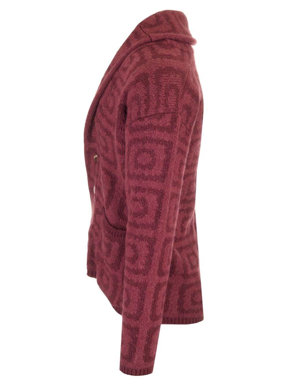 Al Duca D'Aosta Gabriele Pasini Cardigan Jaquard In Lana