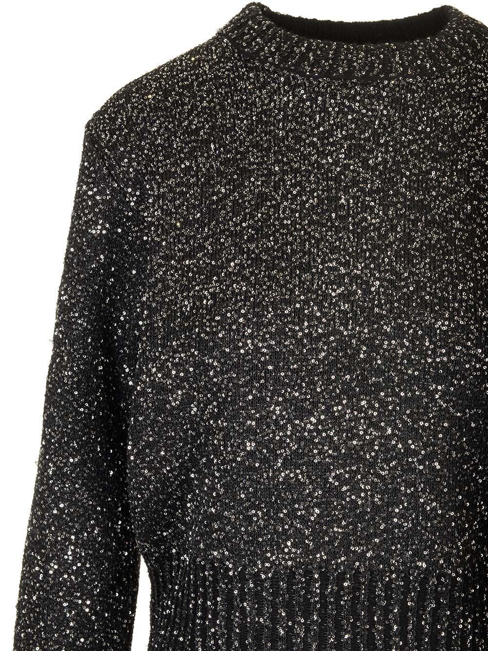 Al Duca D'Aosta Golden Goose Maglione Lana Con Paillettes