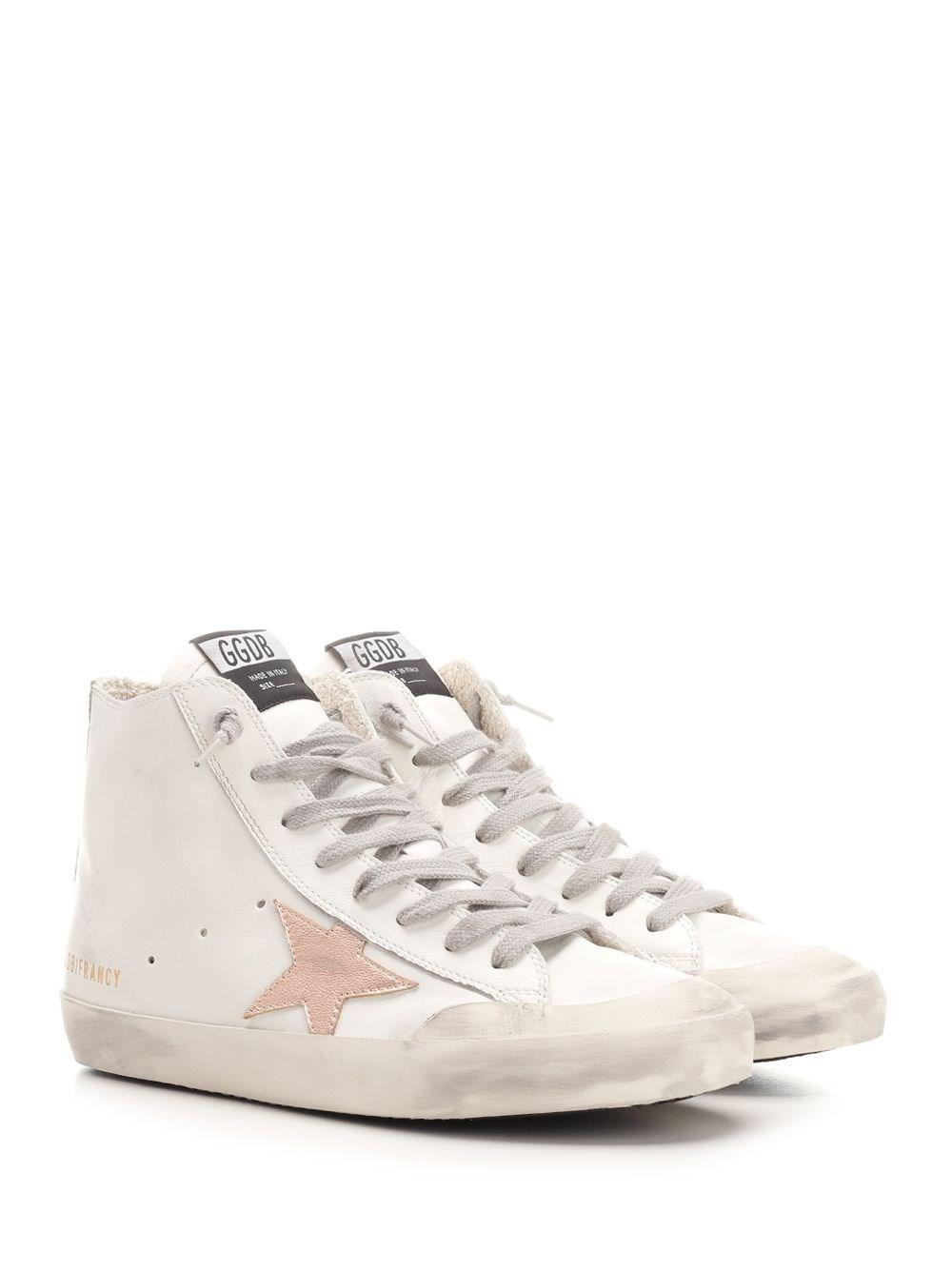 Al Duca D'Aosta Golden Goose Sneakers Alte "Francy" In Nappa