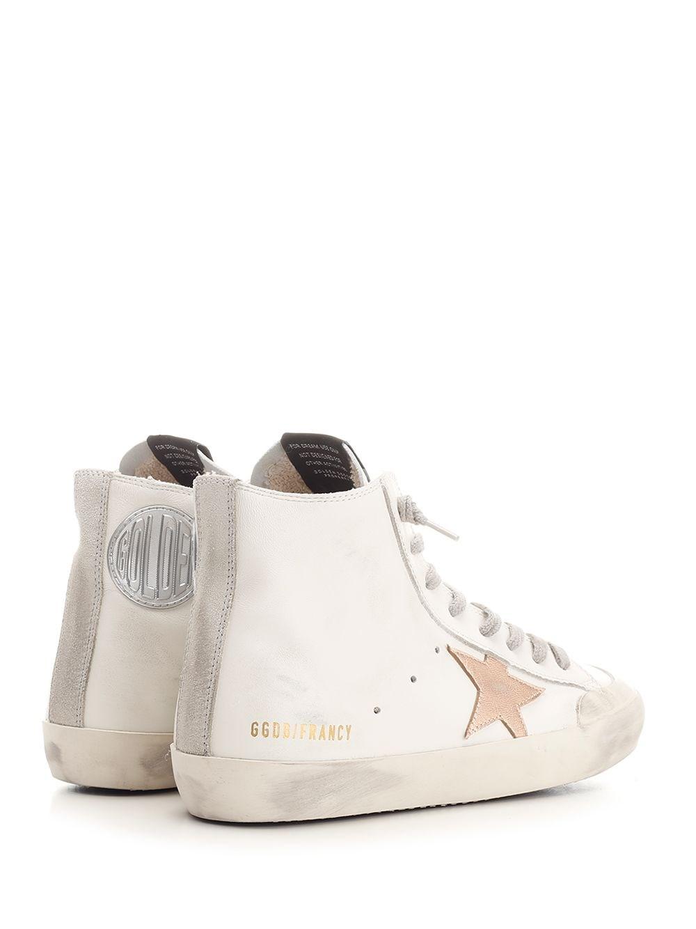 Al Duca D'Aosta Golden Goose Sneakers Alte "Francy" In Nappa