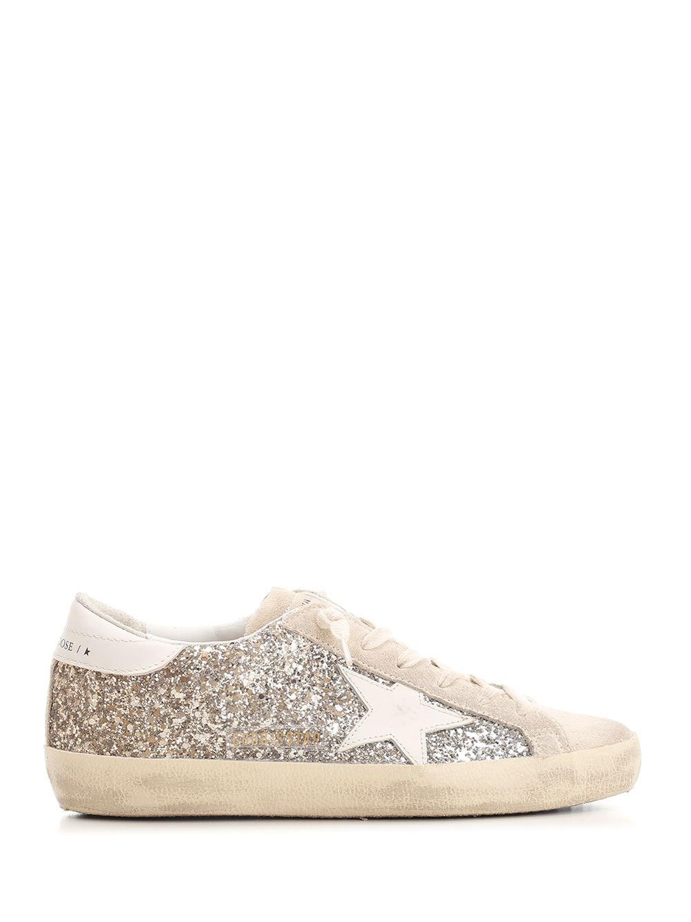 Al Duca D'Aosta Golden Goose Sneakers "Super Star" glitter