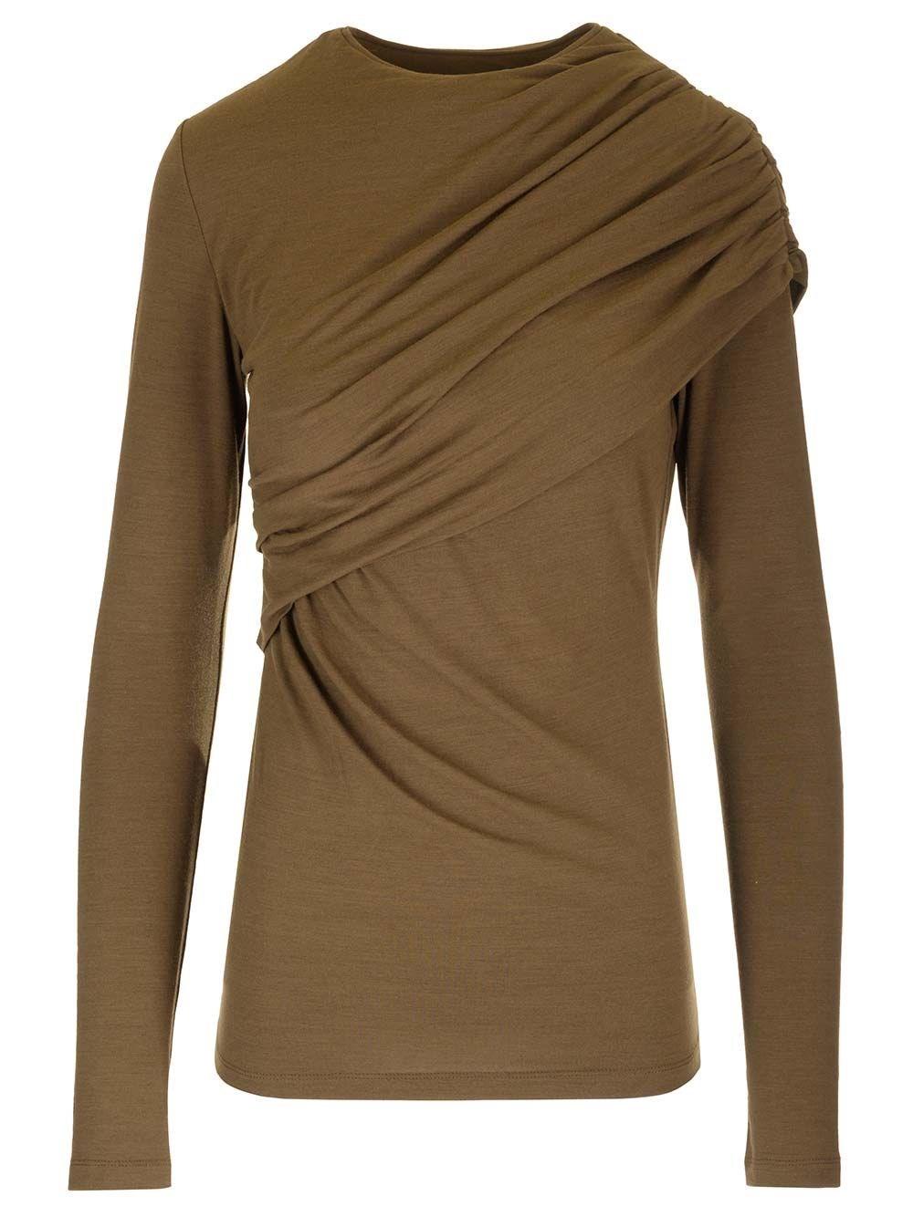 Al Duca D'Aosta Isabel Marant Top "Asna" jersey di lana