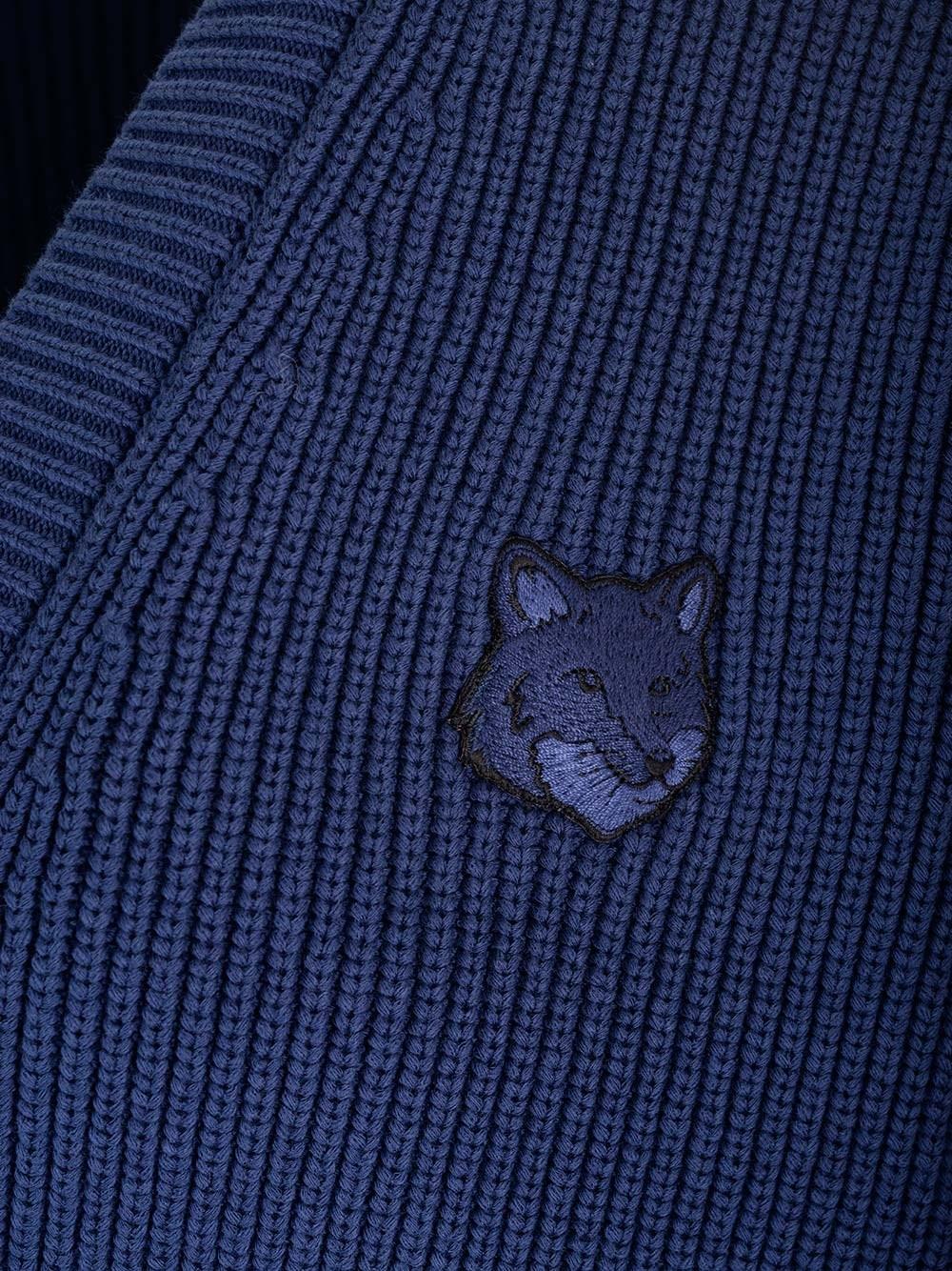 Al Duca D'Aosta Maison Kitsuné Cardigan "Bold Fox" A Costine