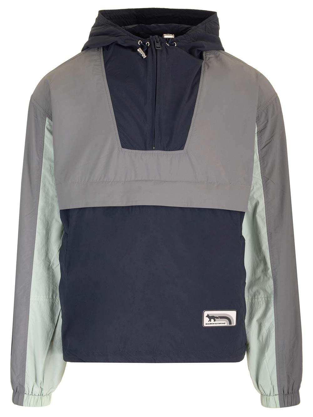 Al Duca D'Aosta Maison Kitsuné Giacca a vento in tessuto tecnico