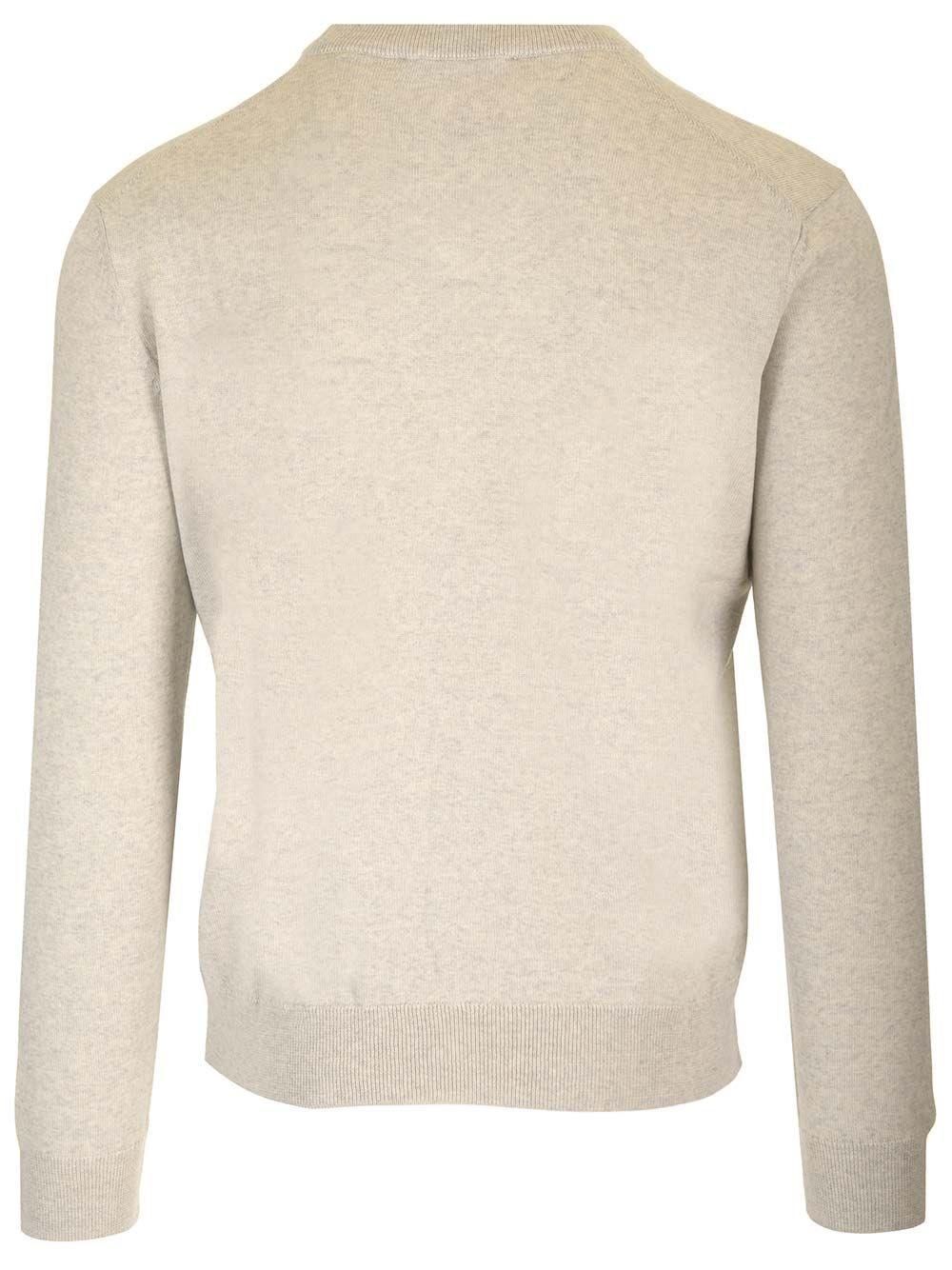 Al Duca D'Aosta Maison Kitsuné Maglia In Lana Fox Head Bold