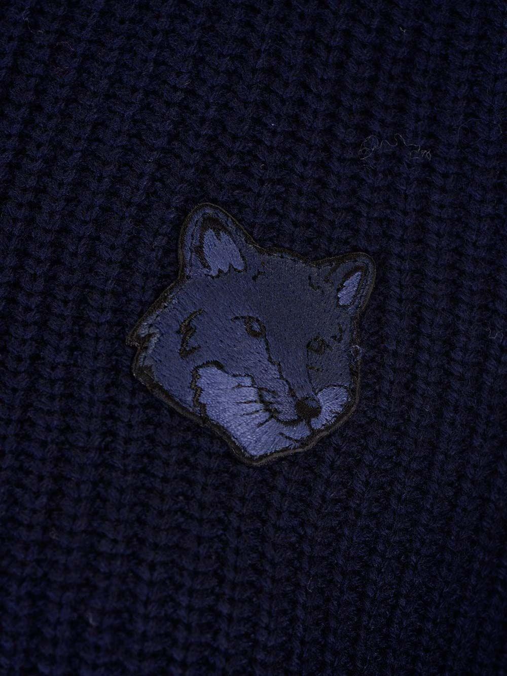 Al Duca D'Aosta Maison Kitsuné Maglia Mezza Zip Lana Cashmere