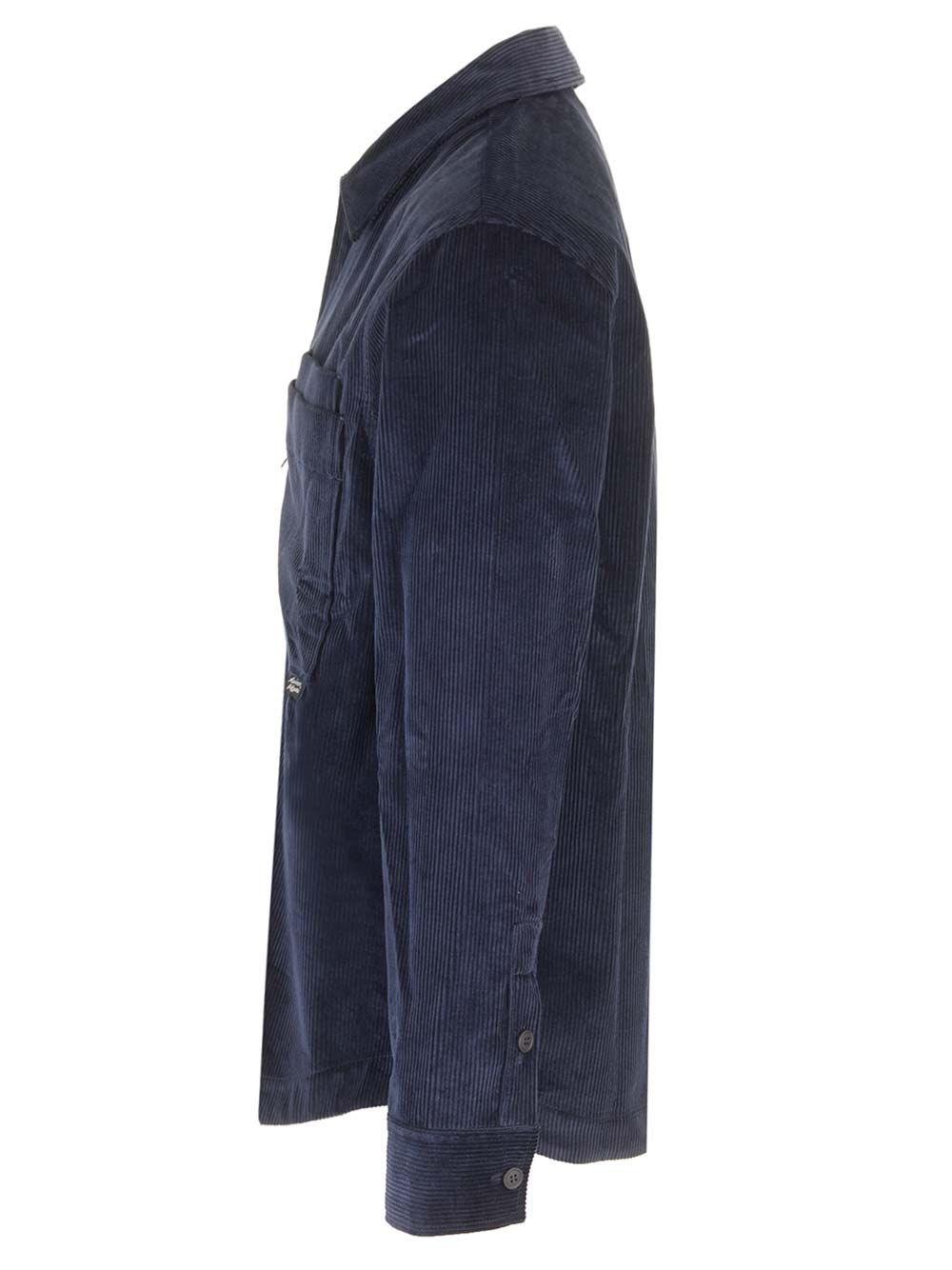 Al Duca D'Aosta Maison Kitsuné OVERSHIRT IN VELLUTO