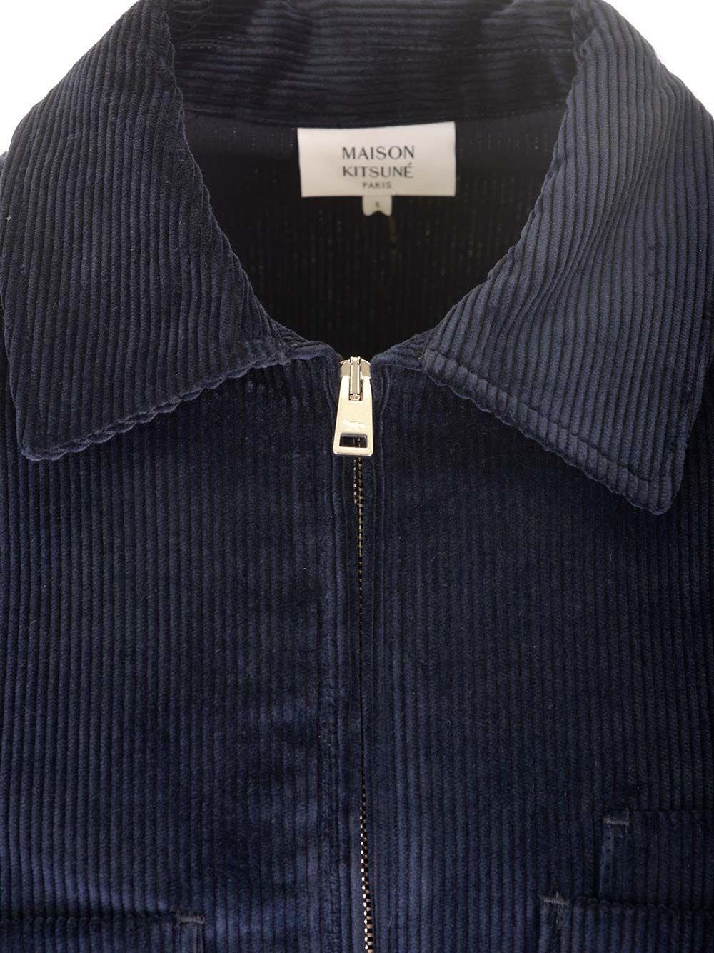 Al Duca D'Aosta Maison Kitsuné OVERSHIRT IN VELLUTO