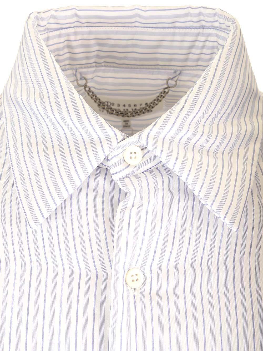 Al Duca D'Aosta Maison Margiela Camicia Oversize A Righe