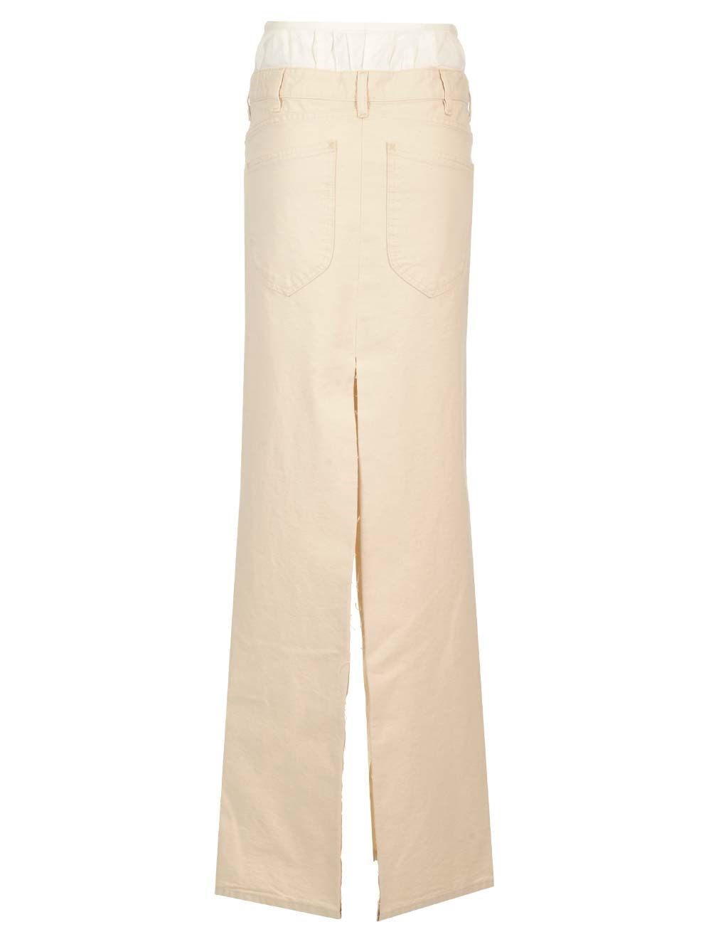 Al Duca D'Aosta Maison Margiela Gonna Lunga Con Spacchi