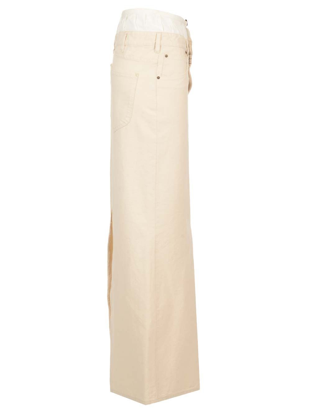 Al Duca D'Aosta Maison Margiela Gonna Lunga Con Spacchi