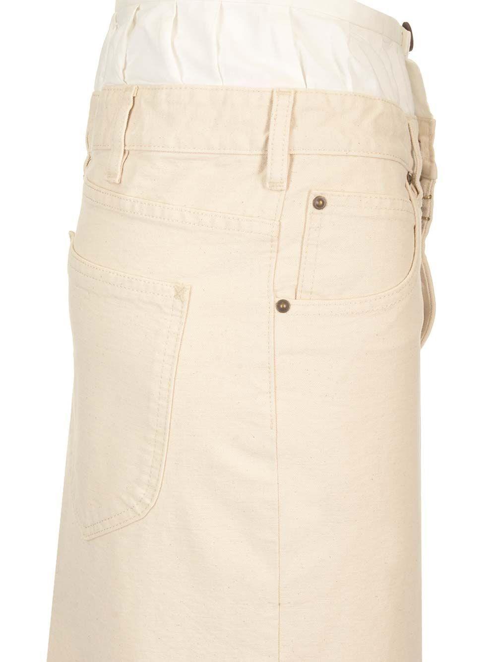 Al Duca D'Aosta Maison Margiela Gonna Lunga Con Spacchi