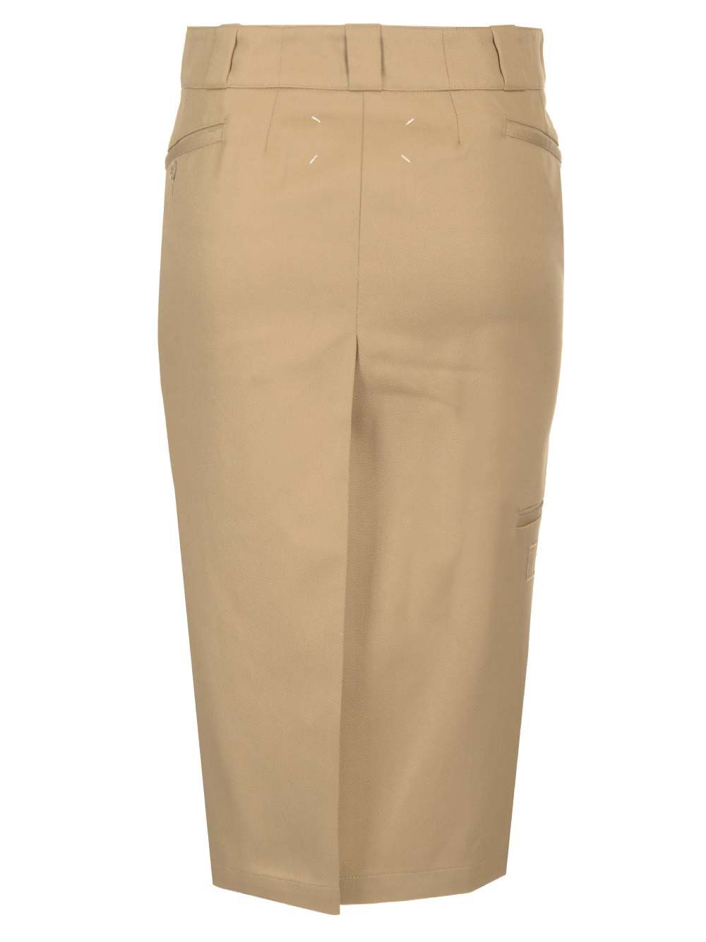 Al Duca D'Aosta Maison Margiela Gonna Midi In Gabardina