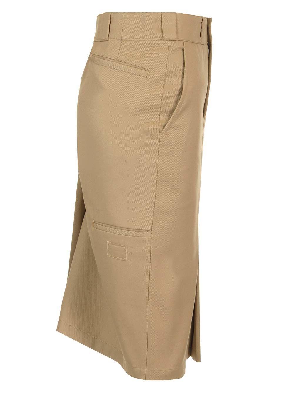 Al Duca D'Aosta Maison Margiela Gonna Midi In Gabardina