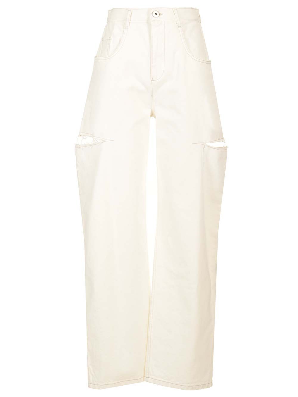 Al Duca D'Aosta Maison Margiela Jeans ampi con strappi
