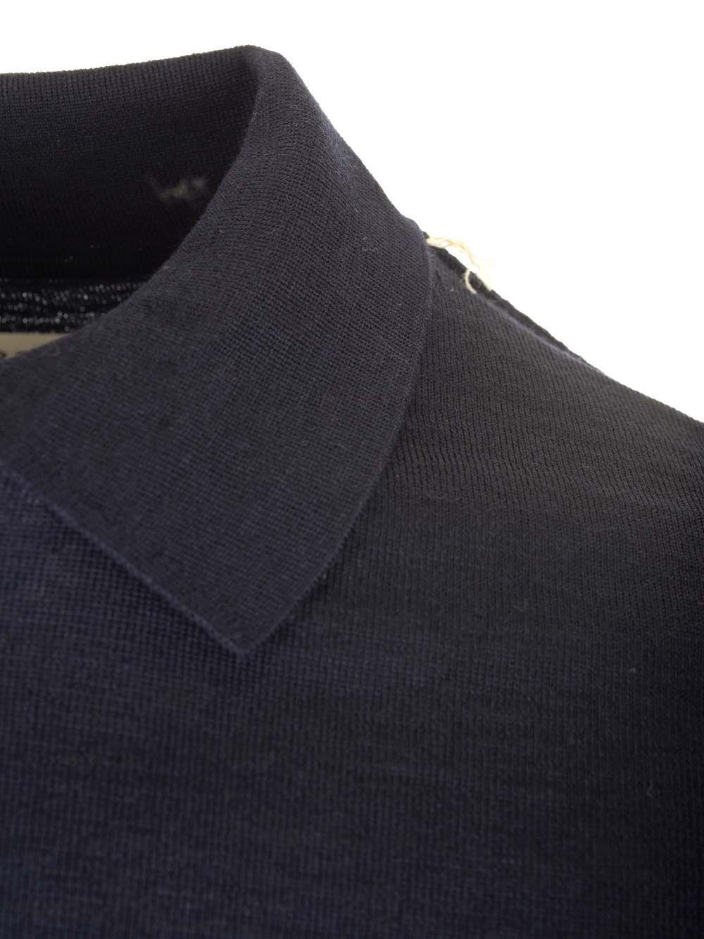 Al Duca D'Aosta Maison Margiela Polo In Maglia Di Lana