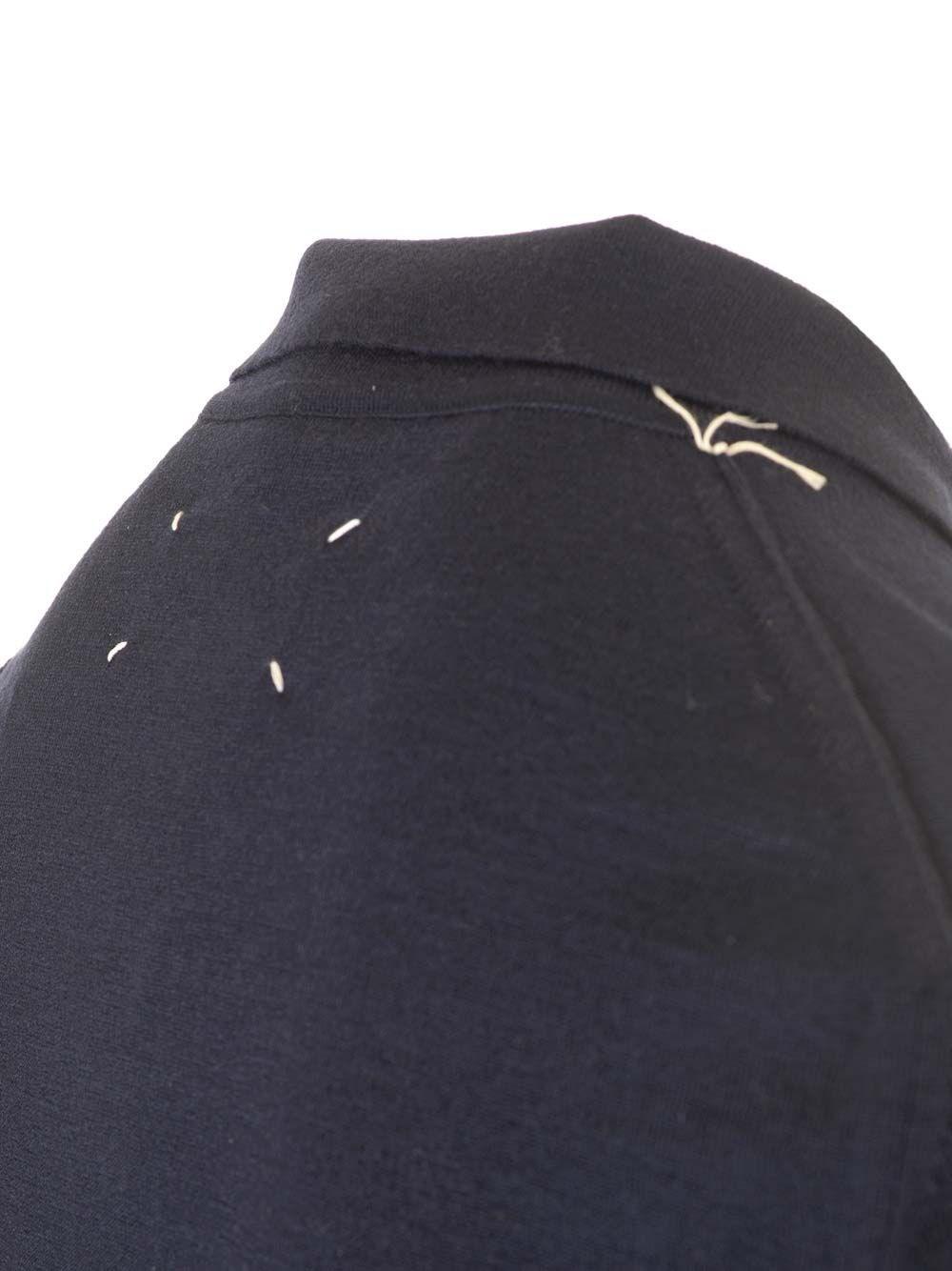 Al Duca D'Aosta Maison Margiela Polo In Maglia Di Lana