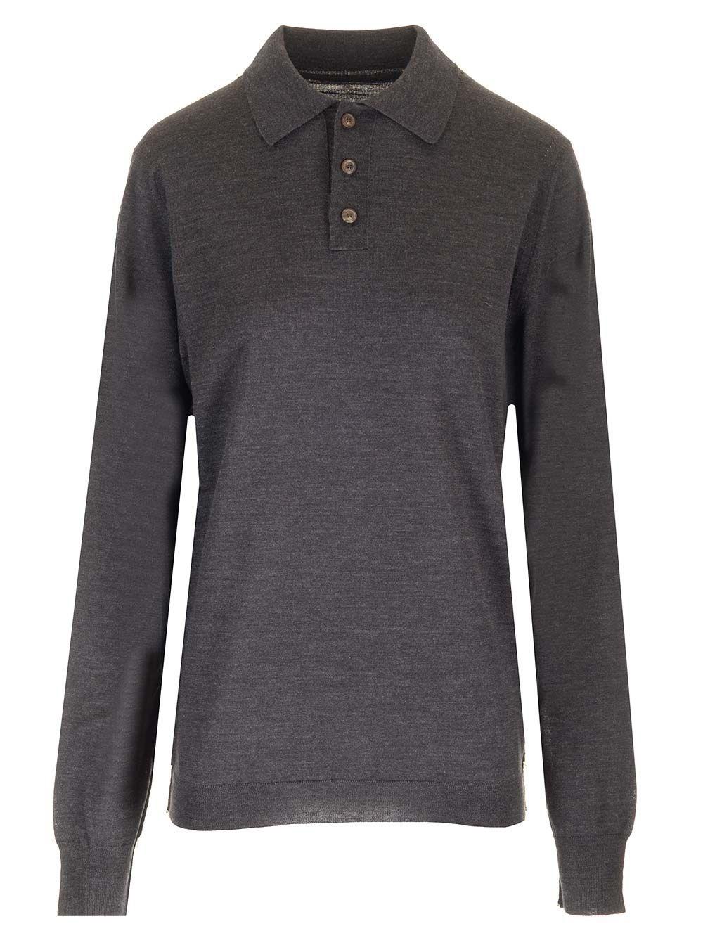 Al Duca D'Aosta Maison Margiela Polo in maglia di lana