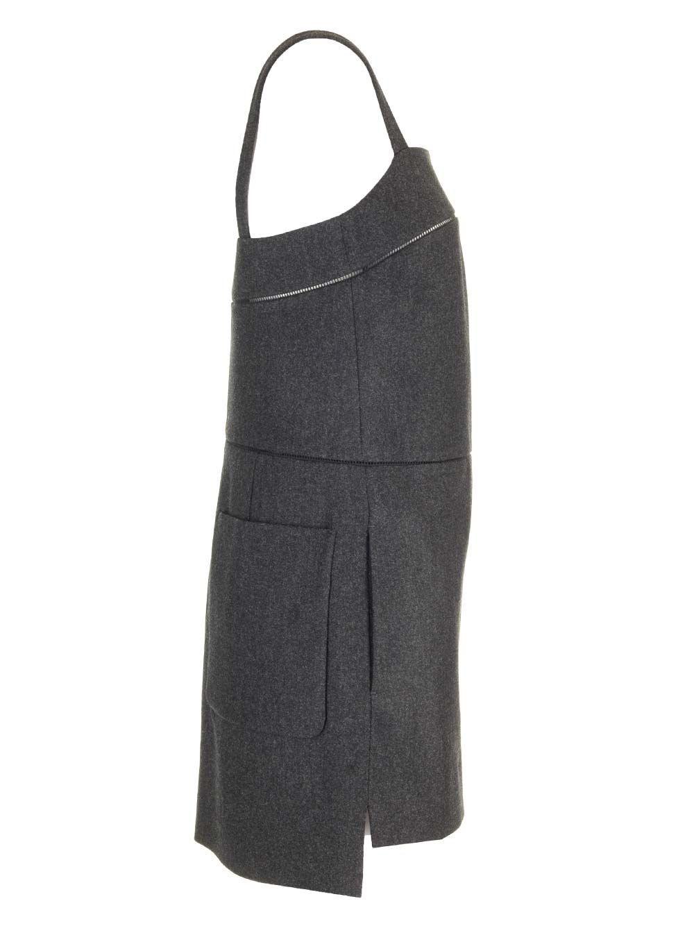 Al Duca D'Aosta Max Mara Abito Corto In Feltro Leggero Di Lana