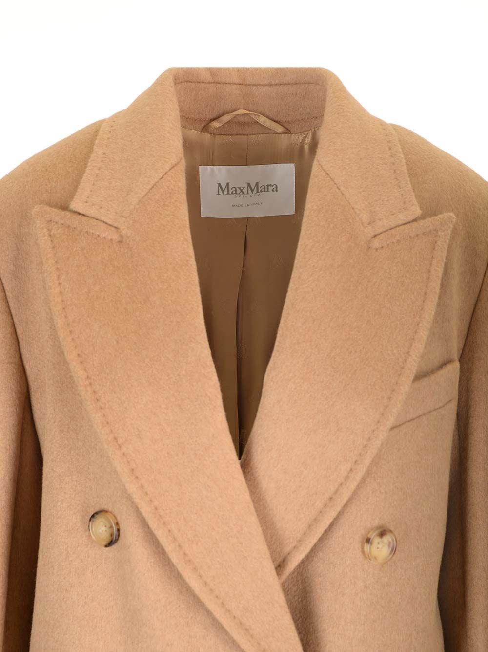 Al Duca D'Aosta Max Mara Cappotto "Fungo" In Cammello