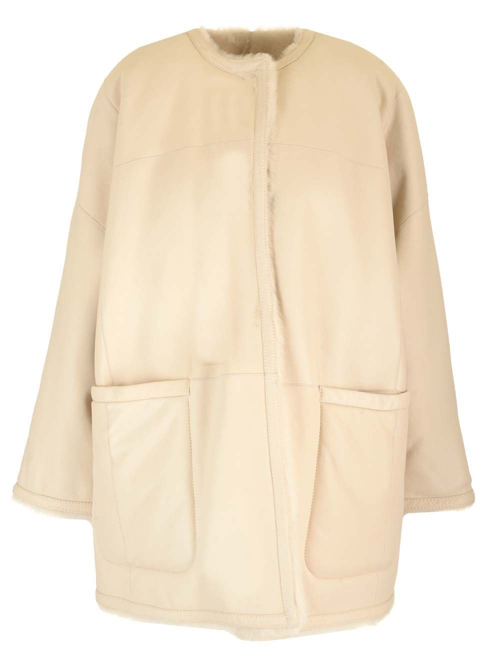 Al Duca D'Aosta Max Mara Cappotto Reversibile In Shearling