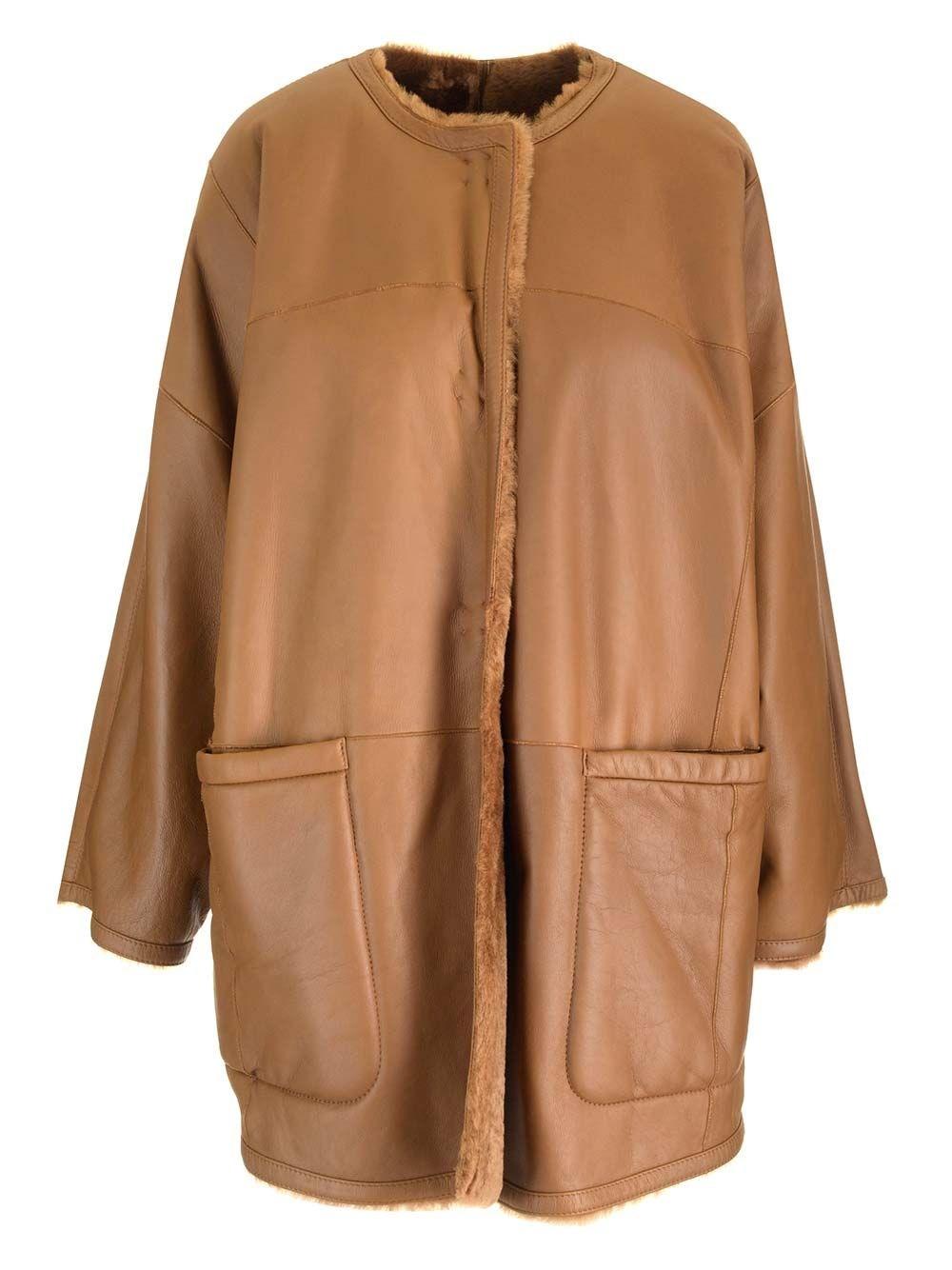 Al Duca D'Aosta Max Mara Cappotto Reversibile In Shearling
