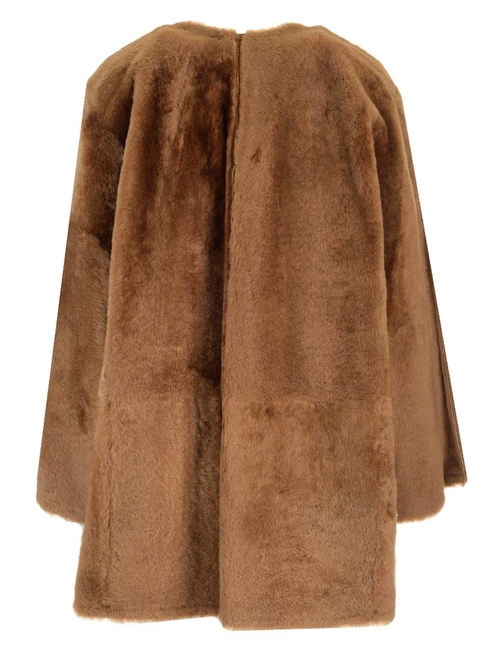 Al Duca D'Aosta Max Mara Cappotto Reversibile In Shearling