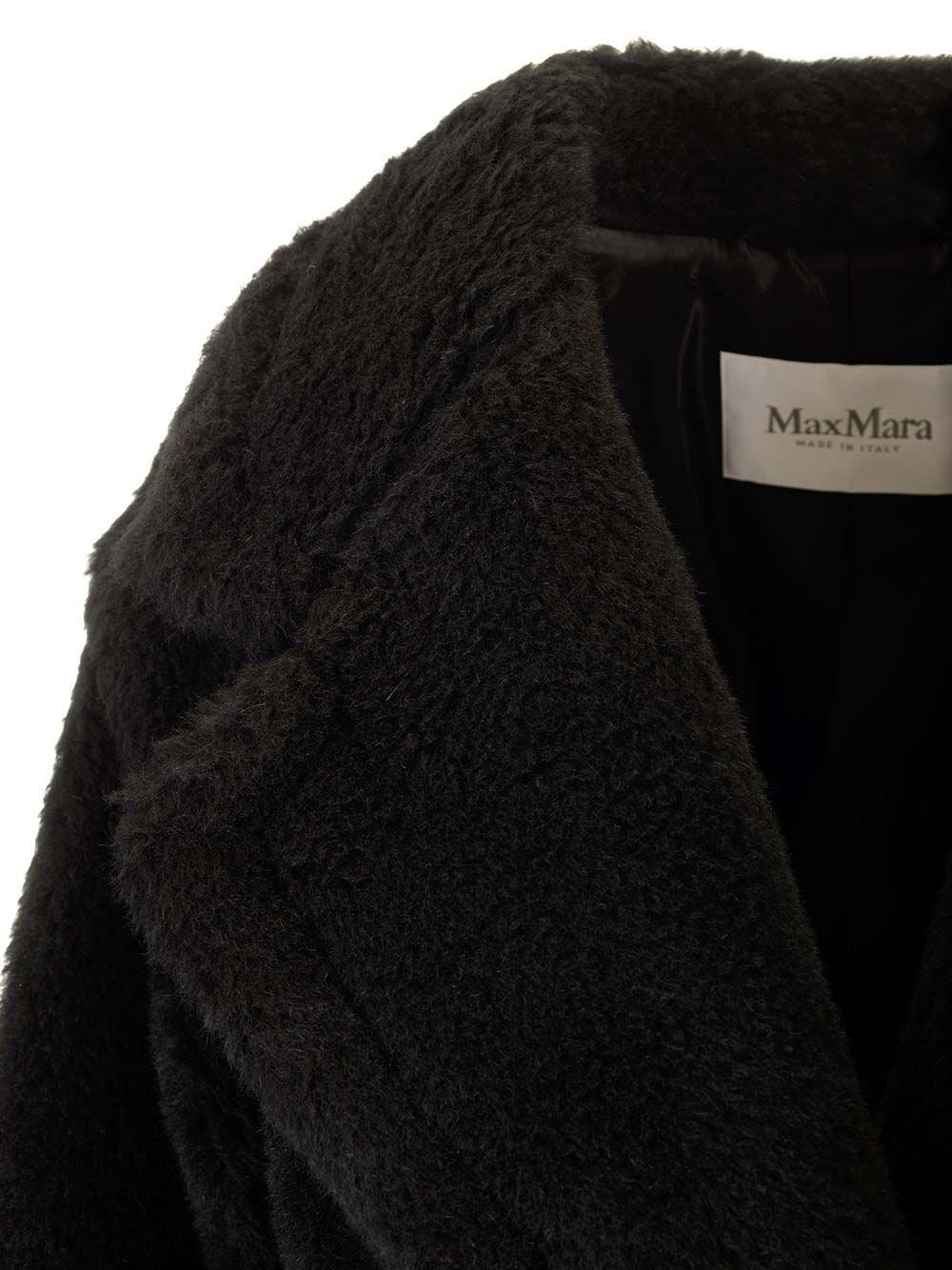 Al Duca D'Aosta Max Mara Giubbotto Crop In Tessuto Teddy