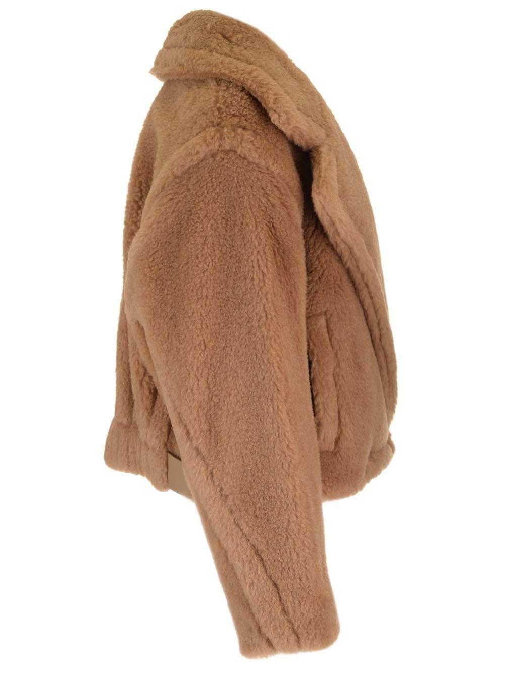 Al Duca D'Aosta Max Mara LOOK 24 - GARDONE TEDDY BIKER SILK CAMEL