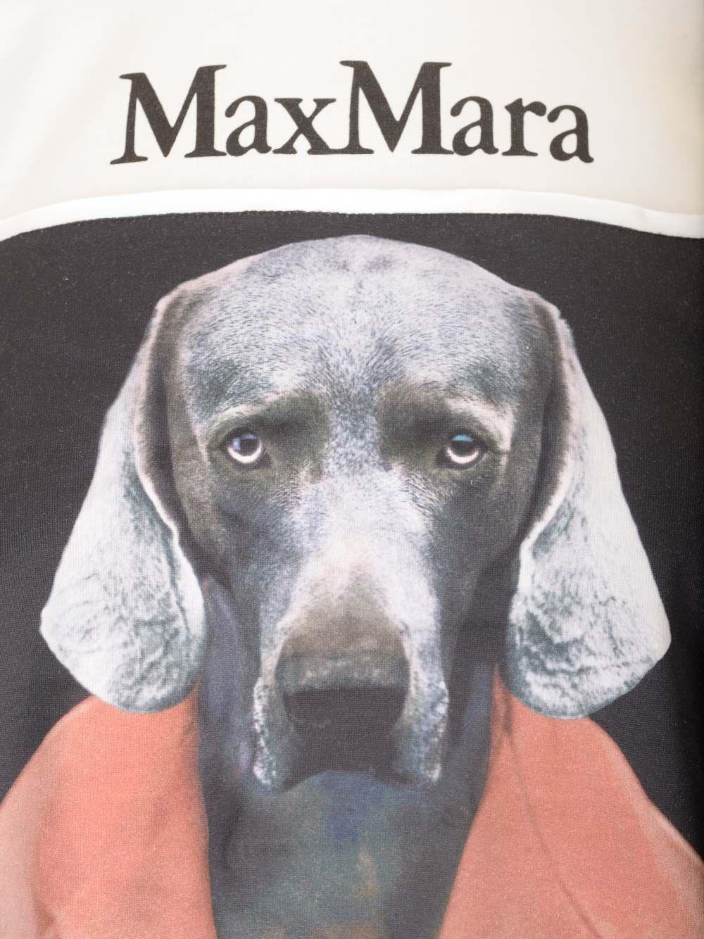 Al Duca D'Aosta Max Mara T-shirt In Jersey Con Stampa