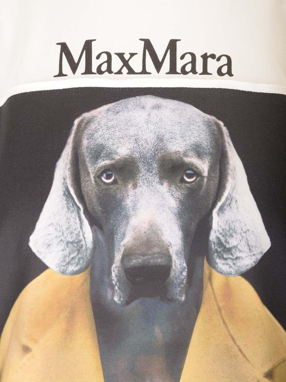 Al Duca D'Aosta Max Mara T-shirt In Jersey Con Stampa