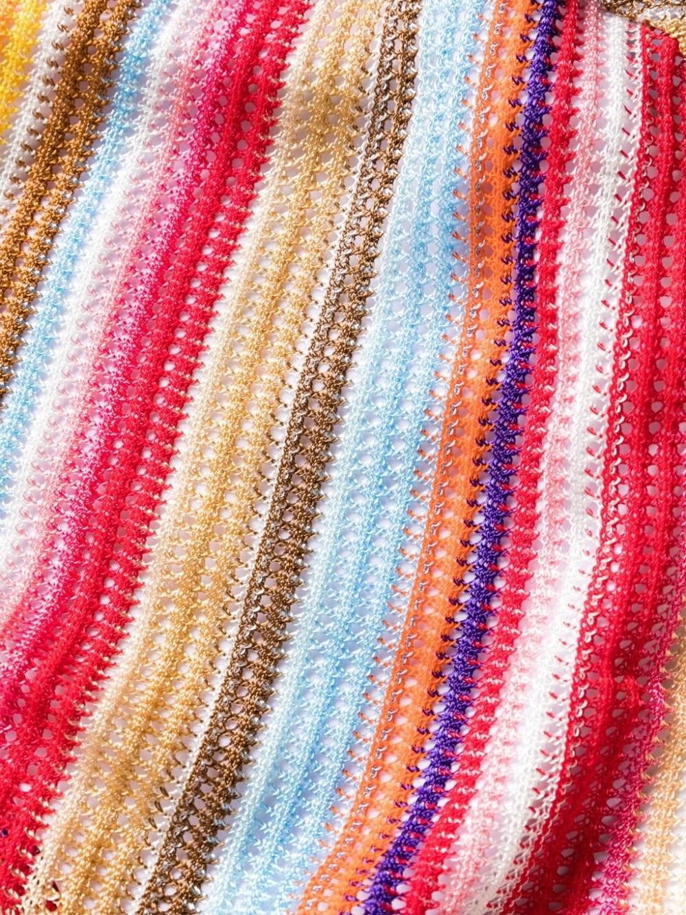 Al Duca D'Aosta Missoni Costume Intero In Crochet Rigato