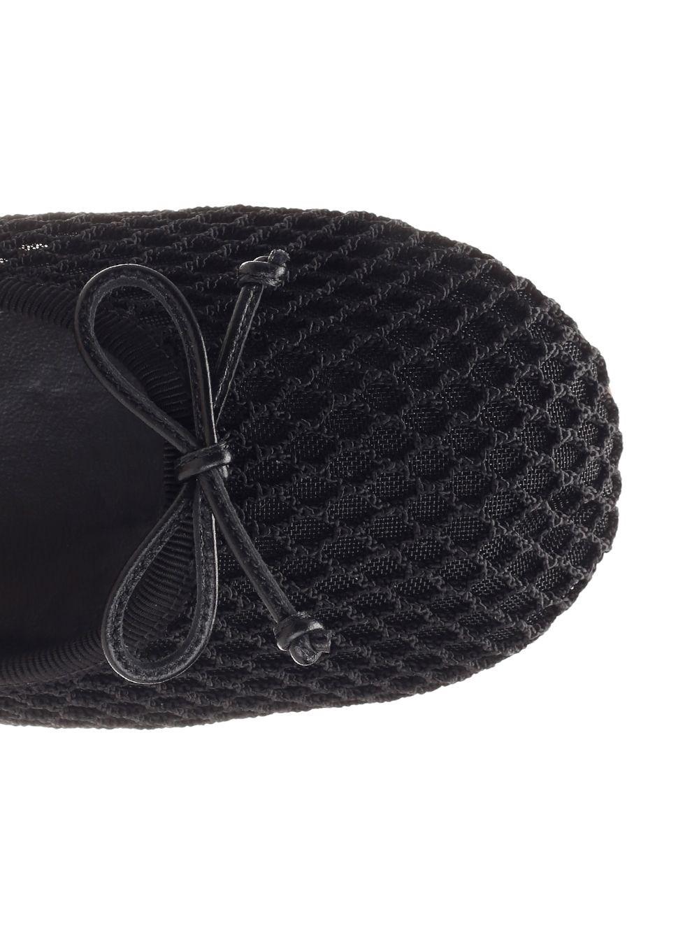 Al Duca D'Aosta Miu Miu Ballerine In Tessuto A Rete